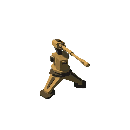 Machine Gun v1 - Military Tan